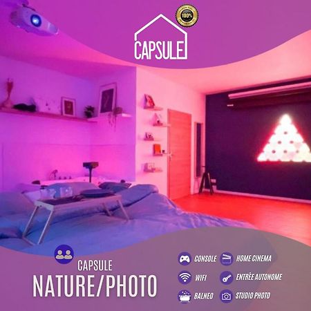 Capsule Nature & Photos - Jacuzzi - Netflix & Home Cinema - Ps5 & Jeu Thun-Saint-Martin エクステリア 写真